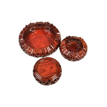 LUYOUBOZHU Vase Stand Premium Rosewood Decor Base Vase Tea Sets Flowerpot Display Pedestal(Large)
