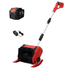 Cordless Snow Shovel, Lightweight Snow Shovel with Directional Plate, Throw The Snow Further, Foldable Snow Shovel for Driveway Winter Snow Removal(One Battery)
