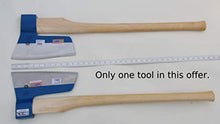 Wisemen Trading Muller Big and Long Broad Axe Ash Handle Right Bevel Natural Forged
