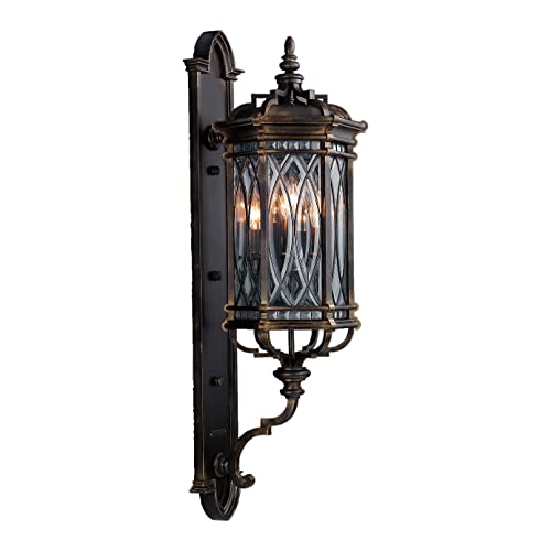 Fine Art Lamps Warwickshire Outdoor Wall Sconce Lighting 240 Watts Patina