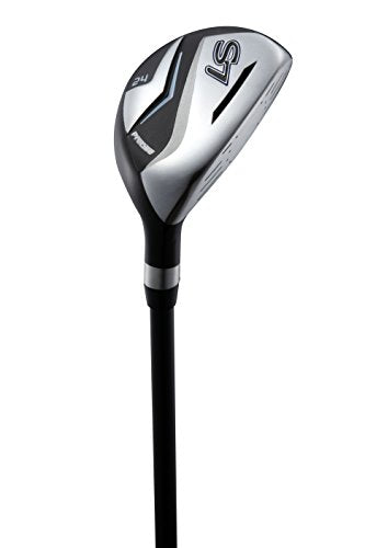PRECISE Men's Complete Golf Club Package Set With Titanium Driver, Fairway Woods, Hybrid, Irons, Putter, Stand Bag, 4 H/C's Blue
