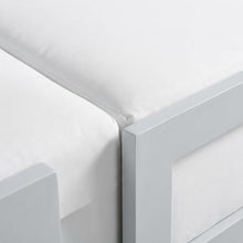 Outdoor Escape White Fabric Outdoor Patio Modular Sectional with Contemporary Style, Comfortable Seating, Durable Frame, Ideal for Garden, Porch, Or Deck