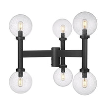 Z-Lite Laurent Outdoor Post Light 6-Light 360 Watts Black