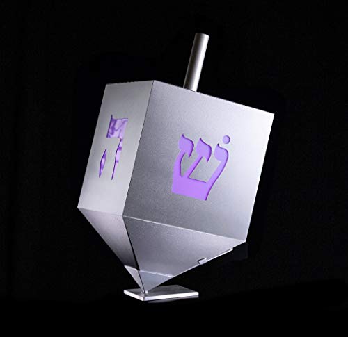 3 FT LED Dreidel - Holiday Decoration for the Office, Home or Outdoor Displays | LED Multi Colored Lights | Easy Set Up | Remote Controlled
