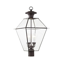 Livex Westover 4-Light Outdoor Post Head Bronze