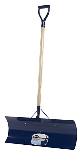 Garant YSP30D Yukon 30-Inch Steel Blade D-Grip Snow Pusher - Blue