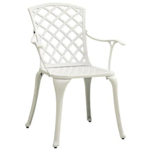 NLQMSU 5 Piece Cast Aluminum Bistro Set White