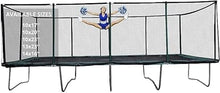 Galactic Xtreme Rectangle Trampoline 13x23 with Net Black and Green