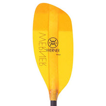 Werner Sherpa Fiberglass Straight Shaft Whitewater Kayak Paddle Amber