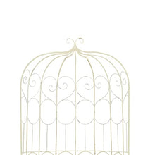 vidaXL Patio Bench 37.4" Iron Antique White