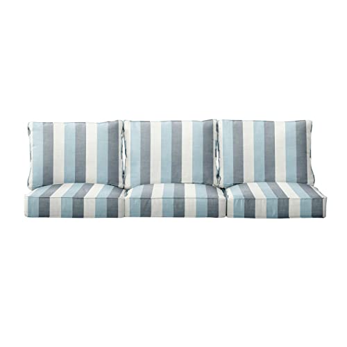 Mozaic Home Outdoor/Indoor Deep Seating Sofa Cushion, 22.5 x 22.5 x 5 in, Direction Dew