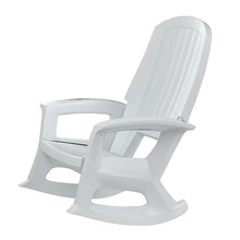 Semco Rockaway Heavy Duty All Weather Rocking Chair, White, 3 Pack