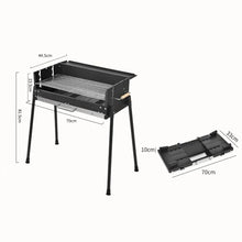 ALLC Charcoal Grills Barbecue Grill Household Barbecue Grill Outdoor Barbecue Courtyard Barbecue Grill Portable Foldable Barbecue Grill Barbecue Grill for Garden Outdoor Cooking