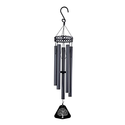 Feilx Chimes for People WHO Like Their Neighbors, Soothing Melodic Tones & Solidly Constructed Aluminum Chime, Great as a Quality Gift or to Keep for Your own Patio, Porch, Garden, or Backyard
