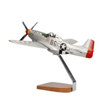 High Flying Models North American P-51 Mustang Mahogany Sculpture Multicolor