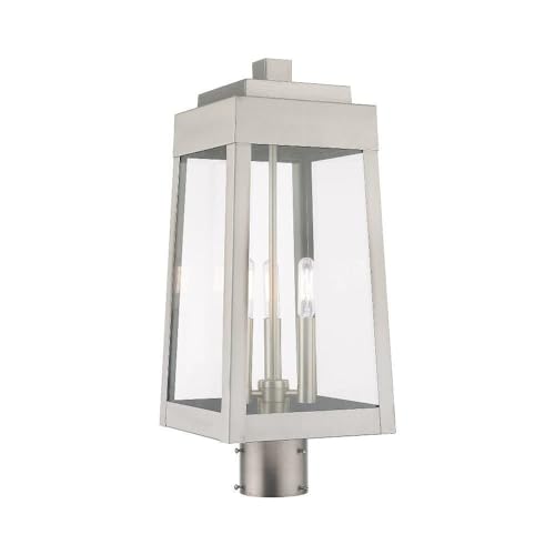 Livex Lighting 20856-91 Oslo - 3-Light Fixture, Brushed Nickel