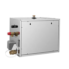 Steam Generator, Commercial Self-Draining Steam Generator Shower System Electric Sauna Steam Shower Generator 12KW Stainless Steel Steam Bath Generator