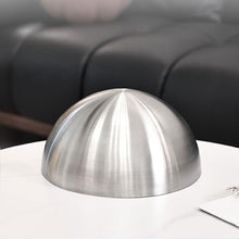 YDJIANCAI 1 Pcs Brushed Stainless Steel Half Sphere Gazing Ball - Hollow Hemisphere for Garden Gate, Stair Handrails, Pool, Shopping Mall Wall Decoration(Size:23.62in/60cm)