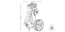 Motocaddy M7 GPS Remote Electric Golf Caddy Black