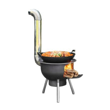 Large Portable Charcoal Grill, Camping Rocket Stove