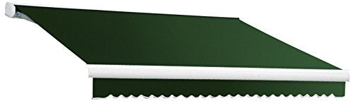 Awntech Retractable Awning Left Motor 16'W x 10" D x 10" H Forest Green