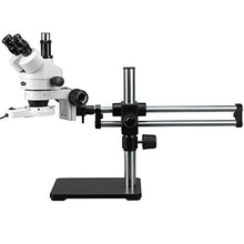 AmScope Professional Trinocular Stereo Zoom Microscope 7X-90X Black