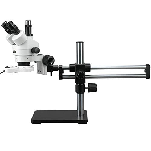 AmScope Professional Trinocular Stereo Zoom Microscope 7X-90X Black