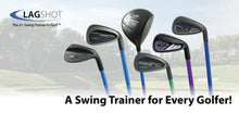 Lag Shot Golf XL Triple Threat Combo Trainer (LEFT HANDED) Navy Blue Shaft
