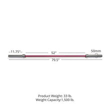 Titan Fitness Women's Pink Cerakote 15 KG 25MM Titan Series Barbell - USA Made, 1,500 LB Capacity