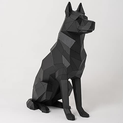 Shepherd Dog - Handmade Artwork for Home or Garden Decor-3D Metal Standing Sculpture