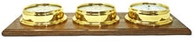 Tabic Brass Tide Clock & Barometer with Hygrometer & Thermometer, Handmade in England Multicolor