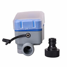Home Watering Timer Garden Ball Valve Electronic Automatic Garden Irrigation Two Dials Water Timer with Rain Sensor Hole