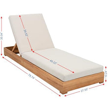 SAFAVIEH Couture Outdoor Montford Reclining Chaise Lounge, 81.1" CPT1065A