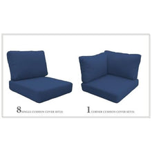 TK Classics High Back Cushion Set for FAIRMONT-10a Navy
