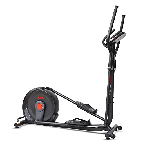 Sunny Health & Fitness Power Stride SMART Elliptical Trainer Black