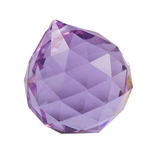 Faceted Ball Crystal Mixed Colors Prism Pendant Prism Ball For Parts X-mas Glass Size - (Color: Pink/Size: 20mm 260pcs)