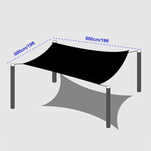 ETPTGZLZNS 55% Black Shade Cloth, Sun Shade sail with Grommets, Sun sail Shades, Patio Sun Shade for Garden, Plants Cover, Greenhouse and Patio(600cm/236in)
