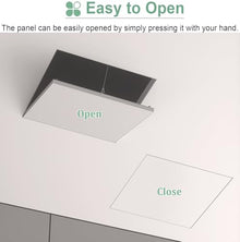 Dailify Attic Access Door for Ceiling, Plumbing Access Panels for Drywall Paintable, Wall Hole Hatch Cover Plate for Hospital School Hotel(75x70cm (29.5x27.6in))