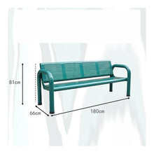 mifortune-e Garden Bench, Outdoor Park Bench for Tennis Court, Stadium, Basketball Game Seating,for Patio