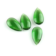 38mm/50mm Dark Green Water Drop Prisms for Lighting Crystal Chandelier Suncatcher Ornament Lighting Lamp Hanging Decoration,50mm 100pcs