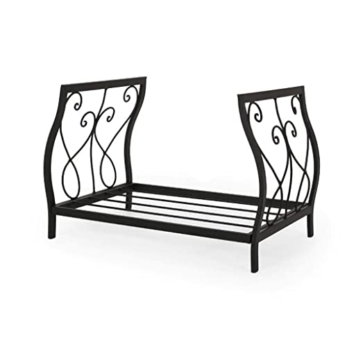 DJVHSRI Firewood Storage Rack Black Fireplace Supplies Iron Firewood Rack Wood Firewood Storage Tool Rack Home New Floor,