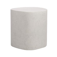 Night Dove Designs End Table, Perch - Oval/Grey, 17" x 18" x 13"