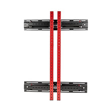 Signature Fitness Wall Mounted Fold-in Power Cage Squat Rack Red