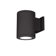 WAC Lighting DS-WS05-F27A-BK 5-Inch Single Side Tube Arch Wall Mount, 2700K, Away from Wall