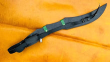 EGKH 24" Handmade Carbon Steel Blade Survival Machete Knife for Hunting Camping Bushcraft with Rosewood Handle and Leather Sheath - Tempered, Sharpened, Ready to Use
