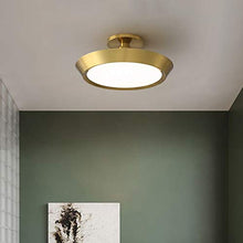 AMAZWI Lamp Bedroom Lamp Ceiling Lamp Simple Modern Led Master Bedroom Lamp Round Personality Room Lighting (Color : D)
