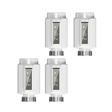 Indoor Thermometer, Smart WiFi Radiator Actuator Programmable Thermostatic Valve App Remote Temperature Controller,for Room(4pc)