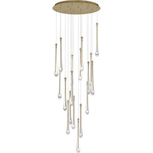 ET2 Stillo 27W 18 LED Pendant Light 18" Tall 25.5" Wide Gold