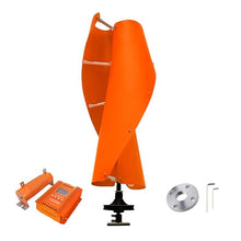 Wind Turbines，10000W No Noise Vertical Magnetic Levitation Upright Wind Turbine, 12V 24V 48V for Home Use Vertical Axle Wind Turbine(Orange,48V)