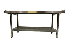 Express KitchQuip 48" x 24" Stainless Equipment Stand, Undershelf, NSF